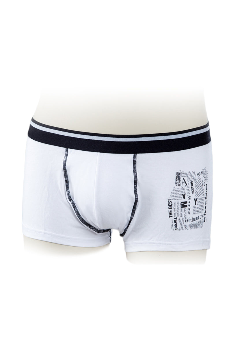 Boxer in cotone bielastico con fantasia stampata - set da 3 pezzi