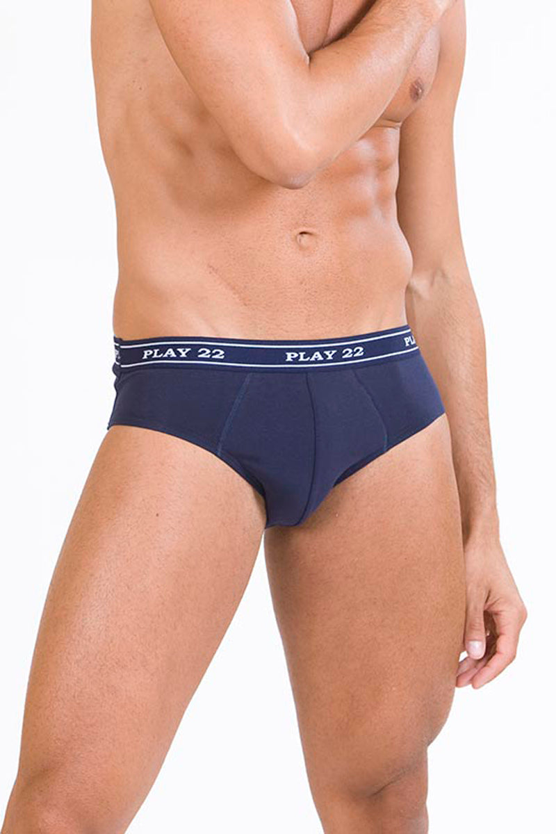 Slip in cotone bielastico - set da 3 pezzi