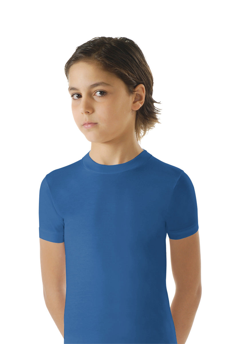 Maglia mezza manica in jersey con parasudore