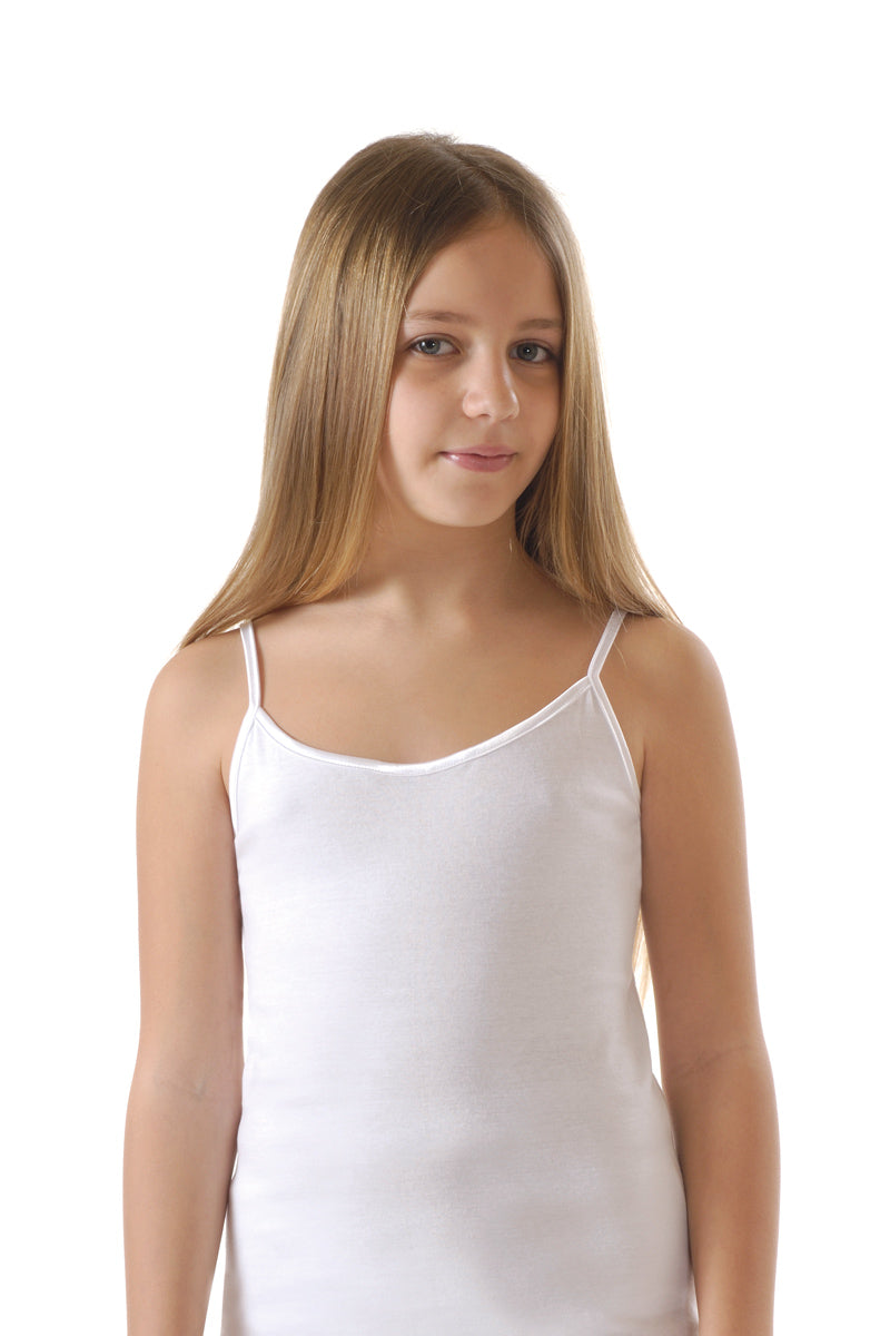 Top in costina 1/1 liscia con bordino in raso