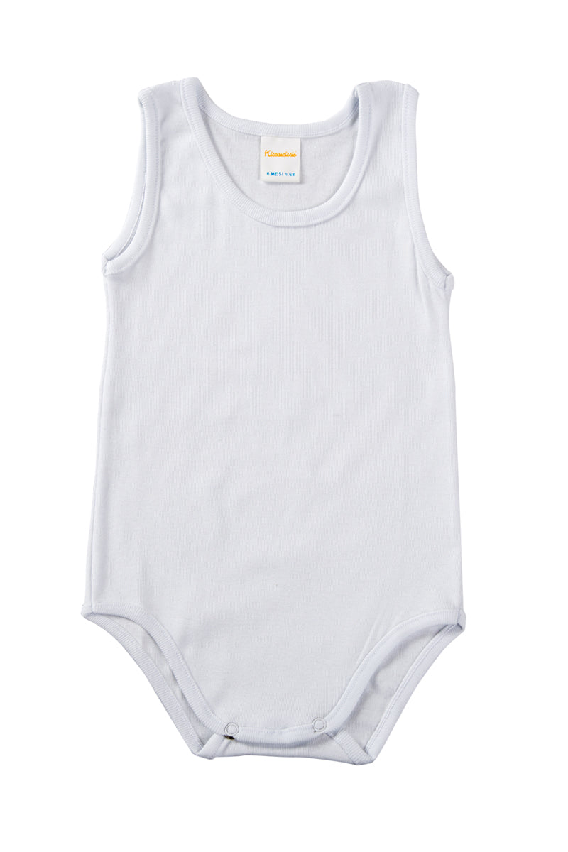 Body spalla larga in costina 1/1 liscia - set da 3 pezzi