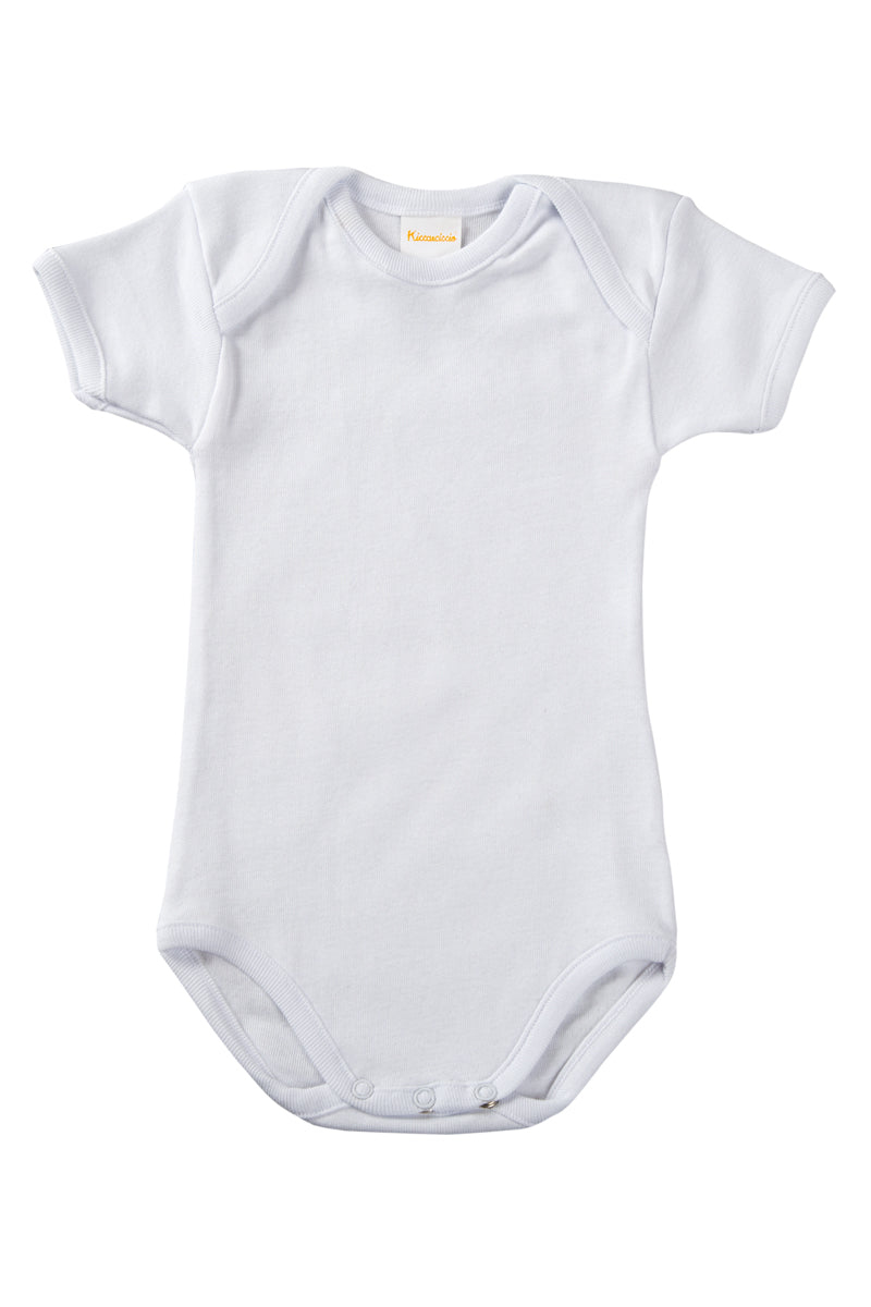 Body mezza manica in costina 1/1 liscia - set da 3 pezzi