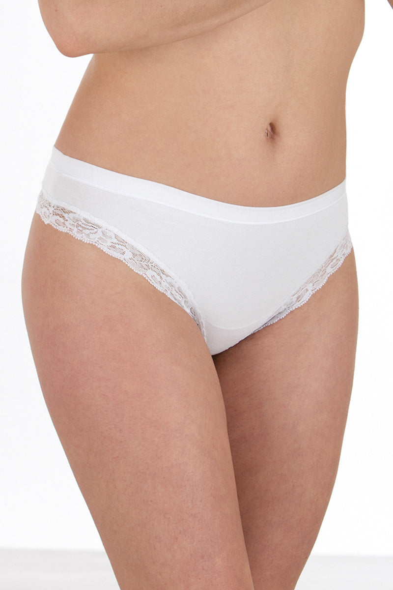 Perizoma con balza elasticizzato - set da 3 pezzi